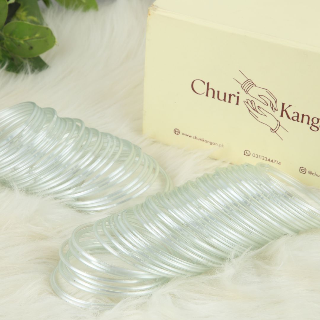 Plain Rashmi Glass Bangles – (24 Bangles)