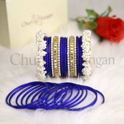 Moonlight Metal Gajra Kundan Set