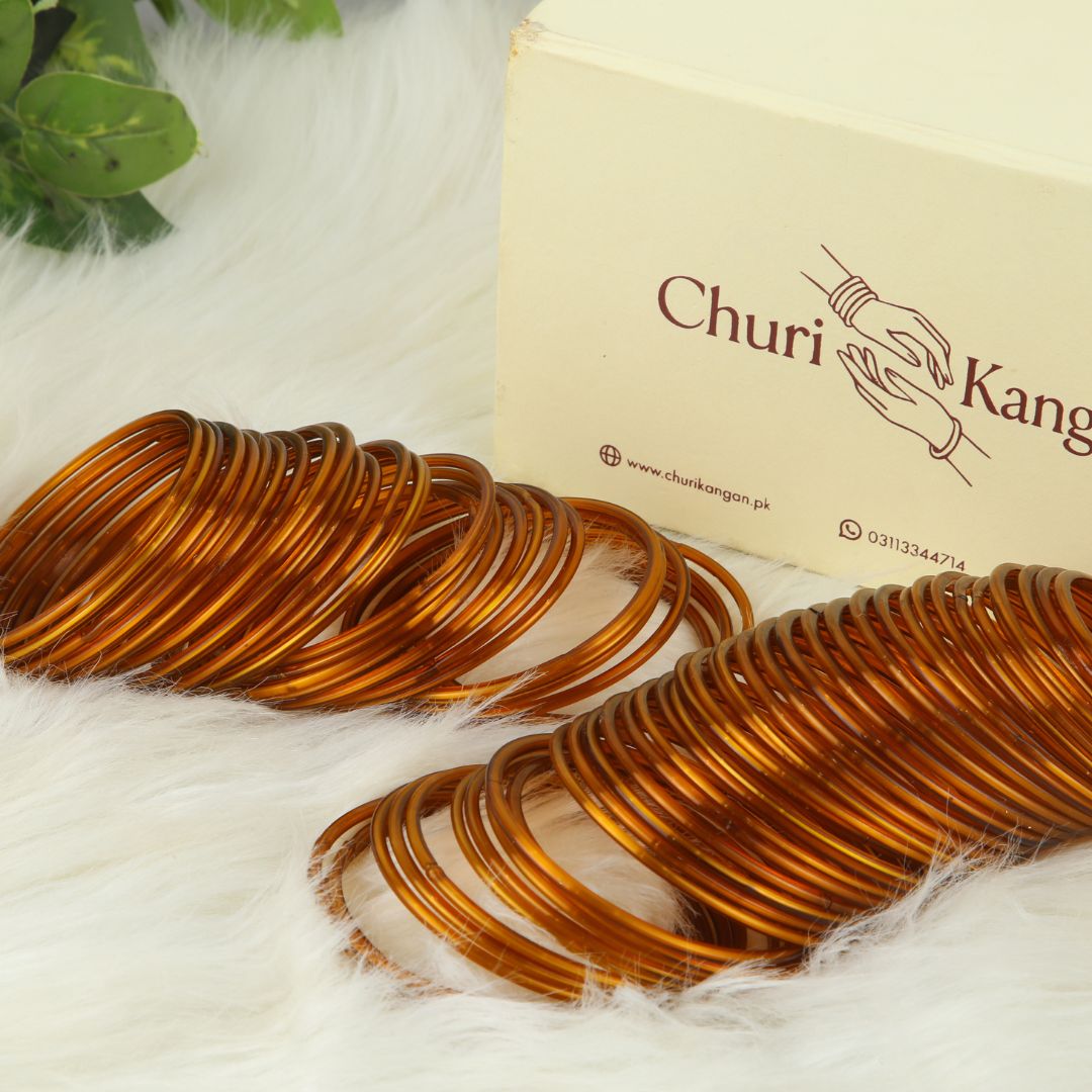 Plain Rashmi Glass Bangles – (24 Bangles)