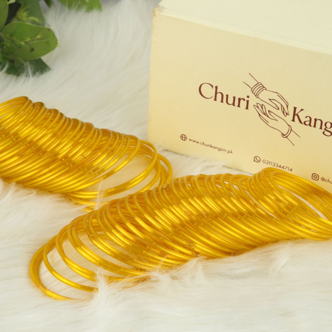 Plain Rashmi Glass Bangles – (24 Bangles)
