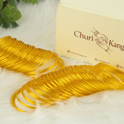Plain Rashmi Glass Bangles – (24 Bangles)