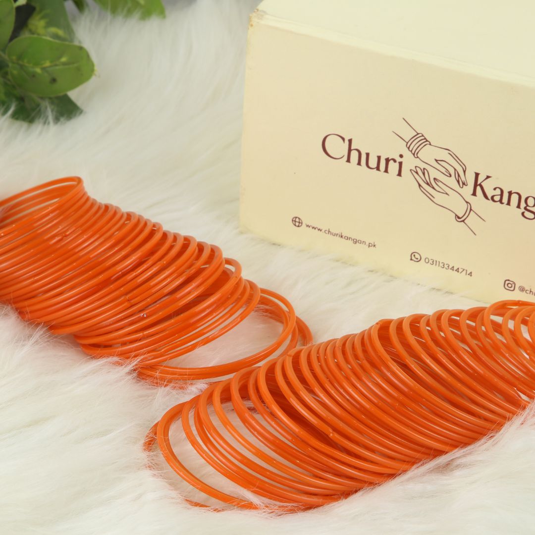 Plain Rashmi Glass Bangles – (24 Bangles)