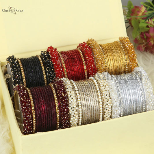 Royal Moonlight Gajra Gift Box – 6 Premium Sets